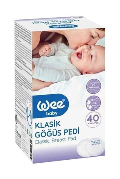 Wee Baby 132 Göğüs Pedi Klasik 40'lı ürün görseli 1