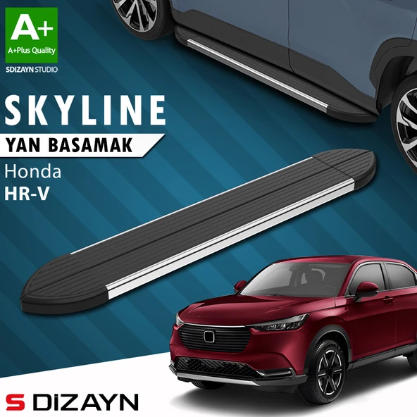 Honda HR-V 3 Skyline Krom Yan Basamak 173 Cm 2021 Üzeri A+ Kalite ürün görseli 1
