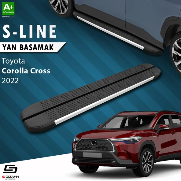 Toyota Corolla Cross S-Line Aluminyum Yan Basamak 183 Cm 2022 Üzeri ürün görseli 1