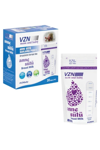 Vzn Süt Saklama Poşeti 20'li ürün görseli 1