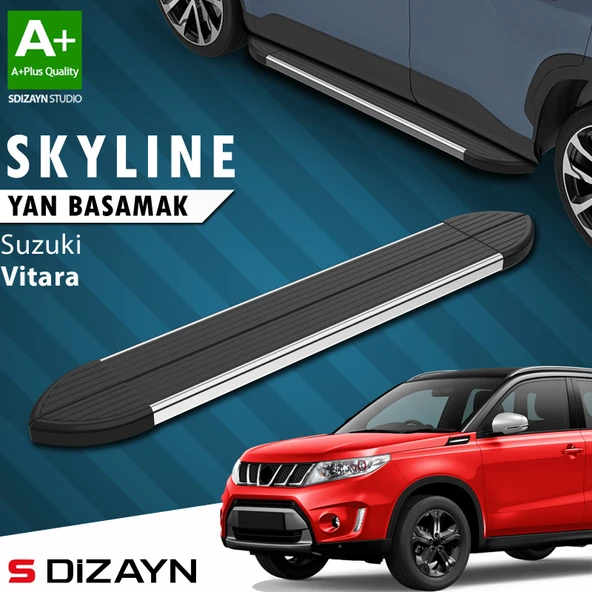 Suzuki Vitara 4 Skyline Krom Yan Basamak 163 Cm 2015 Üzeri A+ Kalite ürün görseli 1