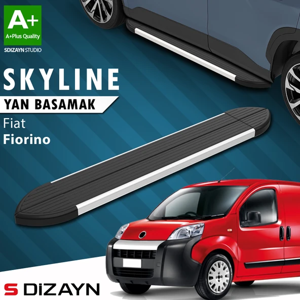 Fiat Fiorino Skyline Aluminyum Yan Basamak 173 Cm 2008 Üzeri A+ Kalite ürün görseli 1