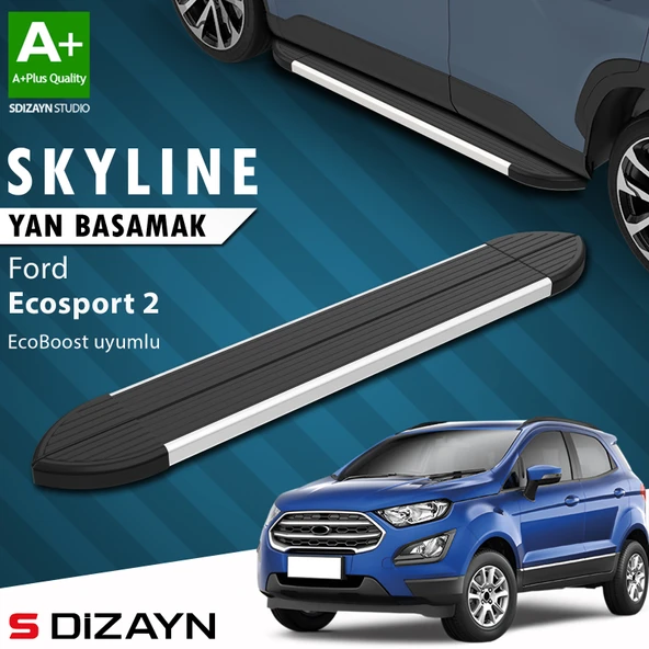 Ford EcoSport 2 Ecoboost EcoBoost 1.0 Skyline Aluminyum Yan Basamak 173 Cm 2012-2022 A+ Kalite ürün görseli 1