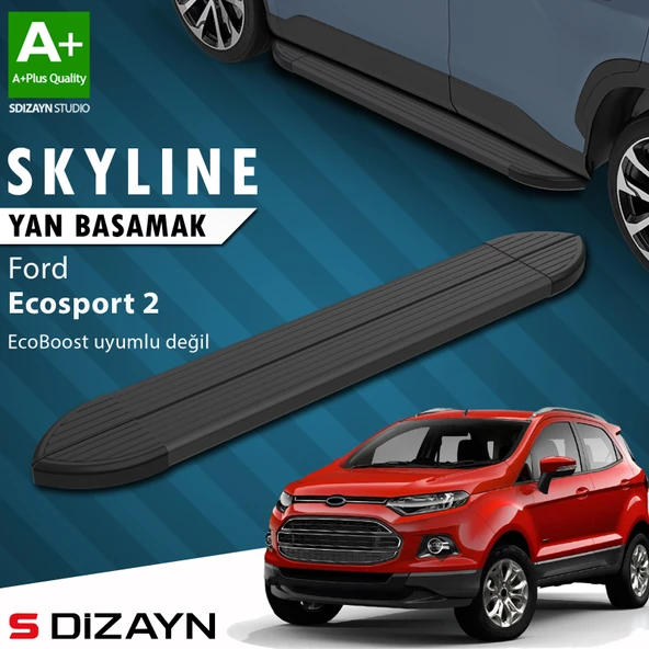 Ford EcoSport 2 Skyline Siyah Yan Basamak 173 Cm 2012-2022 A+ Kalite ürün görseli 1