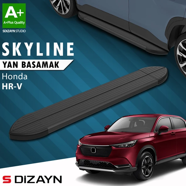 Honda HR-V 3 Skyline Siyah Yan Basamak 173 Cm 2021 Üzeri A+ Kalite ürün görseli 1
