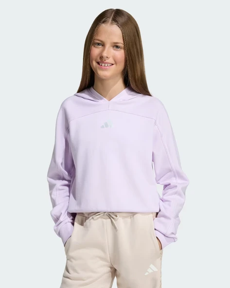 adidas Junior Girl Holiday Glam Kısa Sweatshirt KB9554 ürün görseli 1