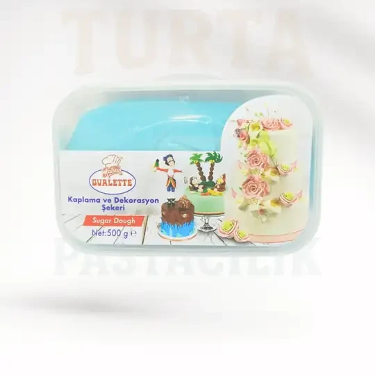 OVALETTE ŞEKER HAMURU AÇIK MAVİ 500 GR ürün görseli 1