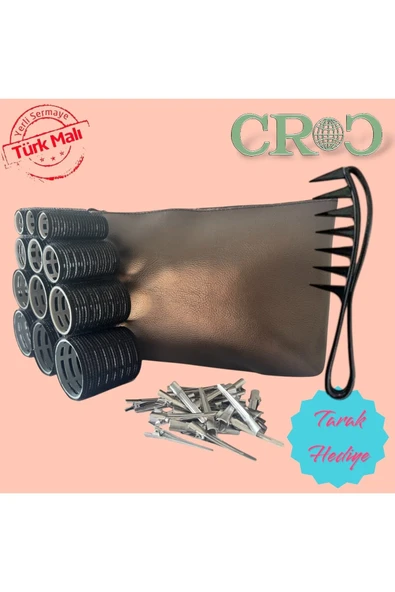 Croc CB25 Siyah 12li Çantalı Set - 25li Alüminyum Pens ürün görseli 1