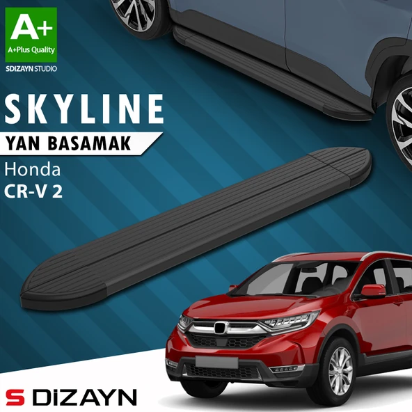 Honda CR-V 5 Skyline Siyah Yan Basamak 173 Cm 2018-2022 A+ Kalite ürün görseli 1