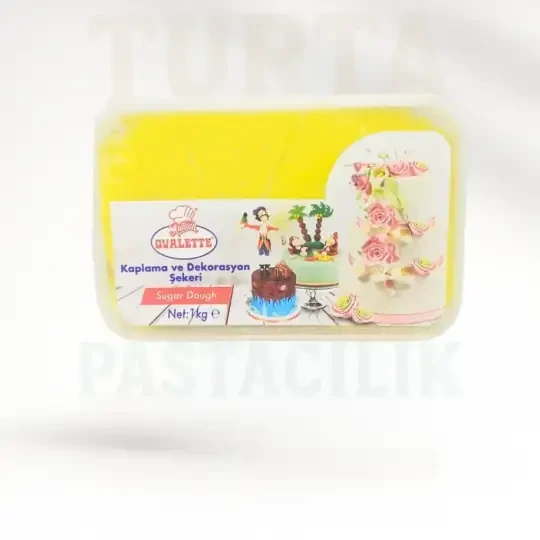 OVALETTE ŞEKER HAMURU SARI 1 KG ürün görseli 1