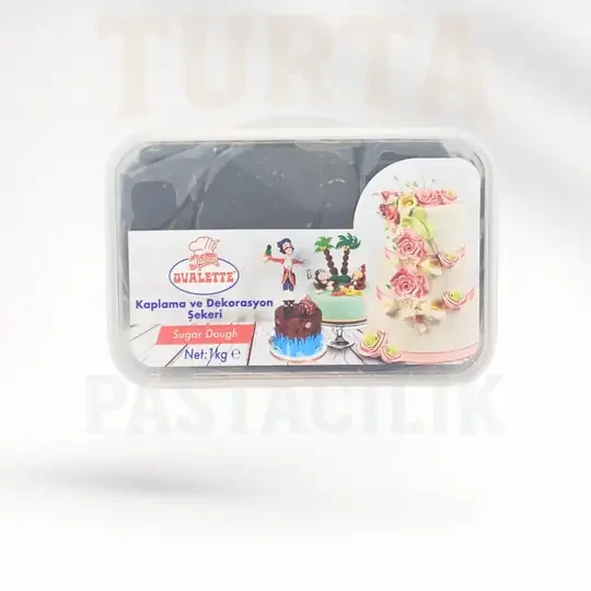 OVALETTE ŞEKER HAMURU SİYAH 1 KG ürün görseli 1