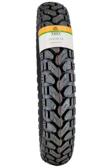 TDT TYRES 110/90-18 TL (TUBELESS - DUBLEKS) MOTOSİKLET LASTİĞİ ürün görseli 1