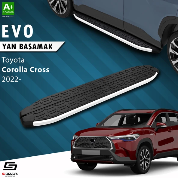 Toyota Corolla Cross Evo Aluminyum Yan Basamak 183 Cm 2022 Üzeri ürün görseli 1