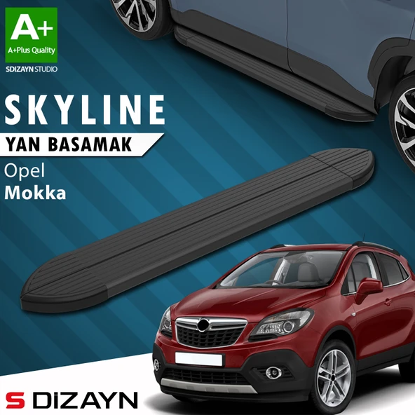 Opel Mokka Skyline Siyah Yan Basamak 163 Cm 2012-2019 A+ Kalite ürün görseli 1