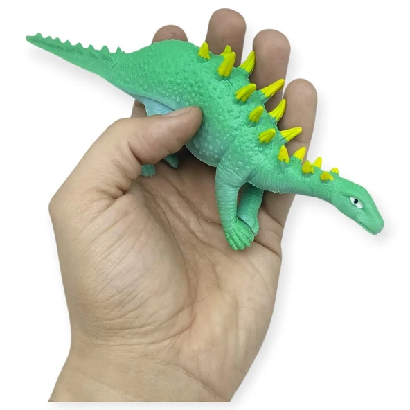 Fidget Oyuncak - Streç Dinazor Figürü 21 cm - Stegosaurus - Resim 3