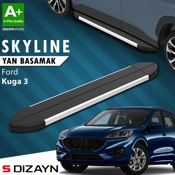 Ford Kuga 3 Skyline Aluminyum Yan Basamak 183 Cm 2020 Üzeri A+ Kalite ürün görseli 1