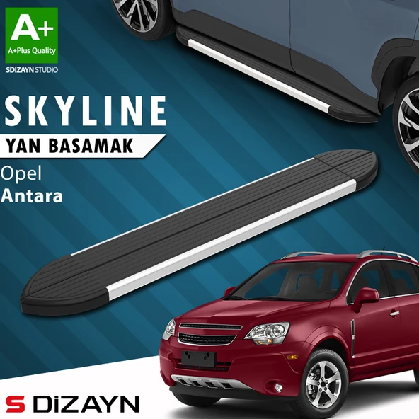 Opel Antara Skyline Aluminyum Yan Basamak 183 Cm 2006-2015 A+ Kalite ürün görseli 1