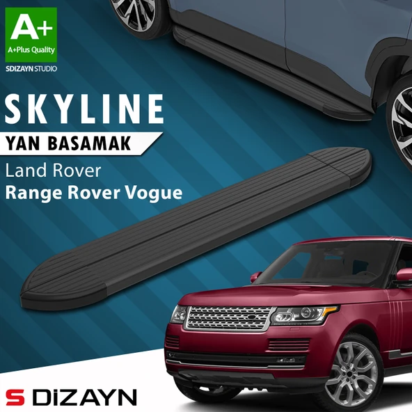 Land Rover Rover Range Rover Vogue 3 Skyline Siyah Yan Basamak 193 Cm 2013 Üzeri A+ Kalite ürün görseli 1