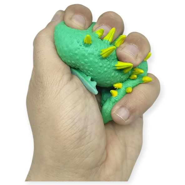Fidget Oyuncak - Streç Dinazor Figürü 21 cm - Stegosaurus - Resim 4