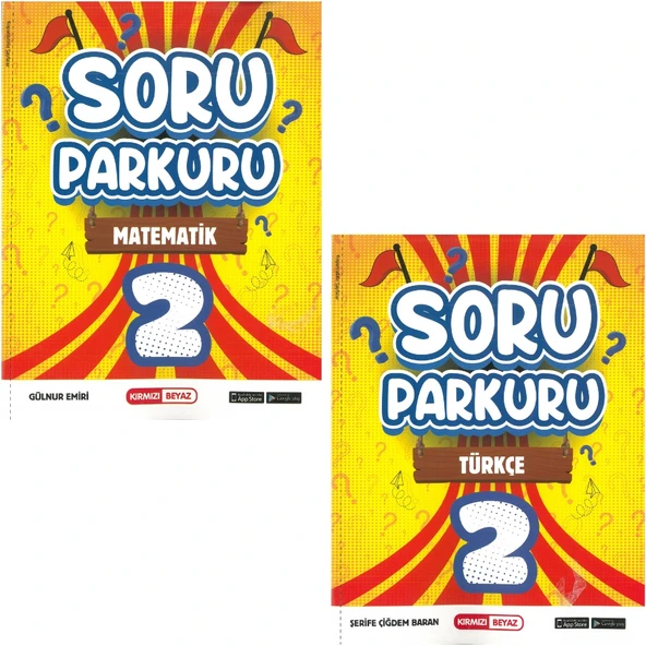 2.Sınıf Yeni Soru Parkuru Matematik Türkçe Kırmızı Beyaz Yayınları ürün görseli 1