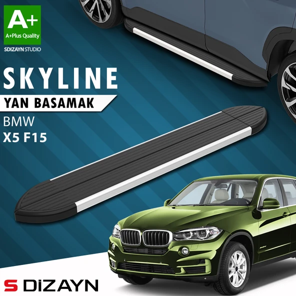 Bmw X5 F15 Skyline Aluminyum Yan Basamak 193 Cm 2013-2018 A+ Kalite ürün görseli 1