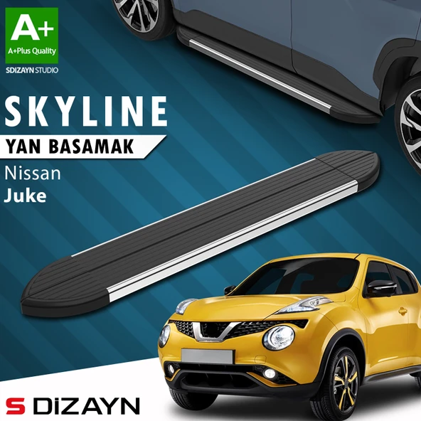 Nissan Juke Skyline Krom Yan Basamak 173 Cm 2010-2018 A+ Kalite ürün görseli 1