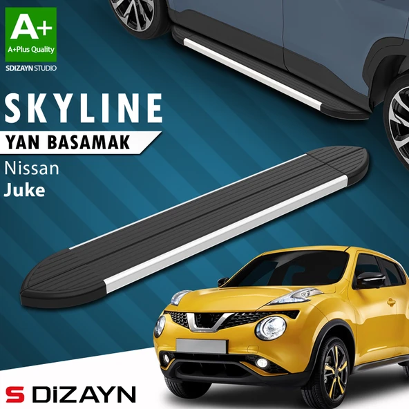 Nissan Juke Skyline Aluminyum Yan Basamak 173 Cm 2010-2018 A+ Kalite ürün görseli 1