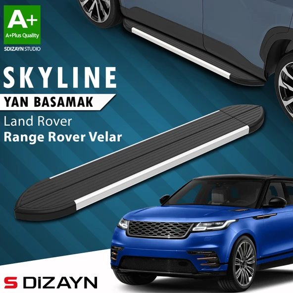 Land Rover Range Rover Velar Skyline Aluminyum Yan Basamak 193 Cm 2017 Üzeri A+ Kalite ürün görseli 1