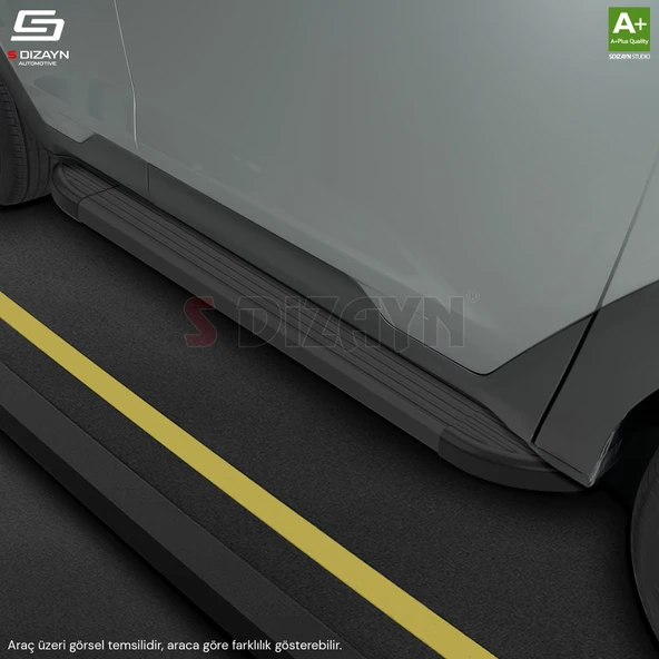 Renault Kangoo Skyline Siyah Yan Basamak 183 Cm 1998-2007 A+ Kalite ürün görseli 1