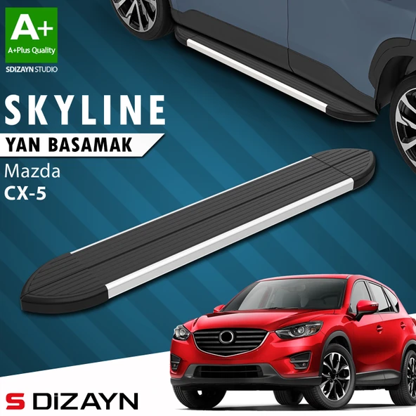 Mazda CX-5 Skyline Aluminyum Yan Basamak 183 Cm 2012-2016 A+ Kalite ürün görseli 1