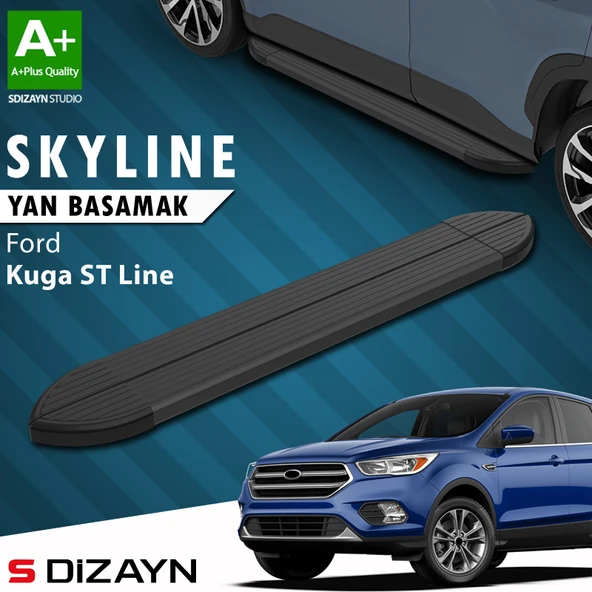 Ford Kuga 2 ST-Line Skyline Siyah Yan Basamak 183 Cm 2017-2019 A+ Kalite ürün görseli 1