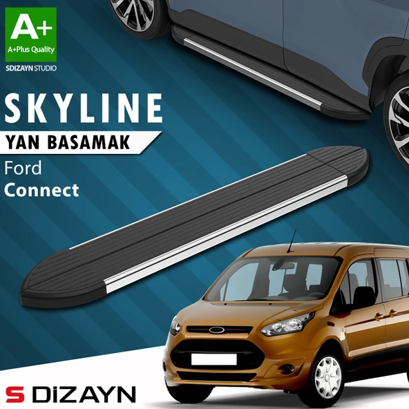 Ford Connect Skyline Krom Yan Basamak 183 Cm 2002-2014 A+ Kalite ürün görseli 1