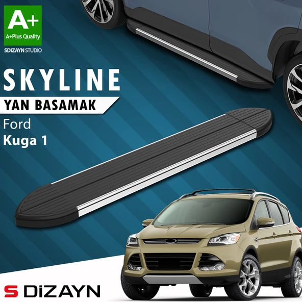 Ford Kuga 1 Skyline Krom Yan Basamak 183 Cm 2008-2012 A+ Kalite ürün görseli 1