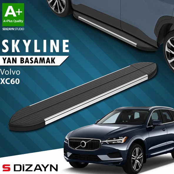 Volvo Xc60 2 Skyline Krom Yan Basamak 193 Cm 2017-2023 A+ Kalite ürün görseli 1