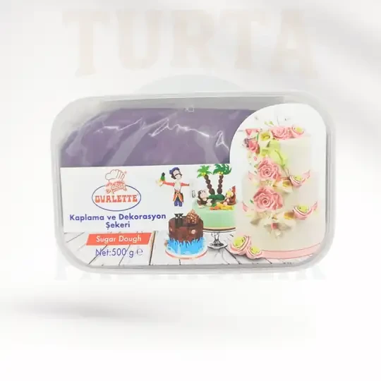 OVALETTE ŞEKER HAMURU MOR 500 GR ürün görseli 1