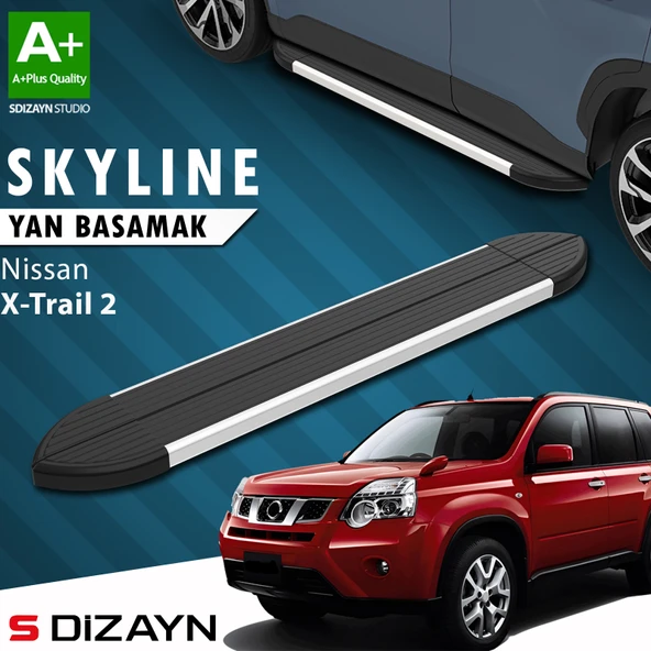Nissan X-Trail T31 Skyline Aluminyum Yan Basamak 173 Cm 2007-2014 A+ Kalite ürün görseli 1