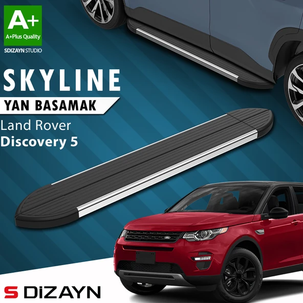 Land Rover Discovery 5 Skyline Krom Yan Basamak 193 Cm 2017 Üzeri A+ Kalite ürün görseli 1