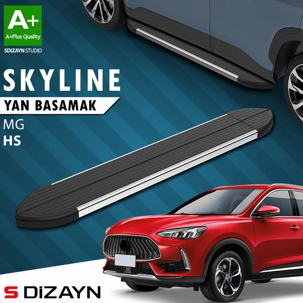 MG HS Skyline Krom Yan Basamak 183 Cm 2021-2024 A+ Kalite ürün görseli 1