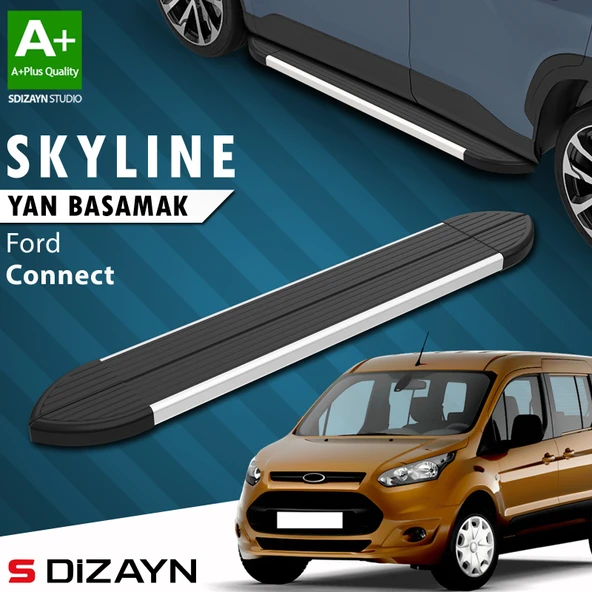 Ford Connect Skyline Aluminyum Yan Basamak 183 Cm 2002-2014 A+ Kalite ürün görseli 1