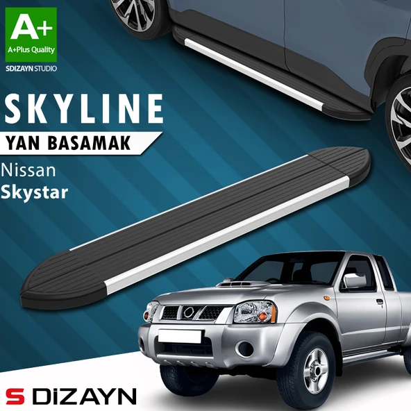 Nissan Skystar Skyline Aluminyum Yan Basamak 193 Cm 1996-2006 A+ Kalite ürün görseli 1