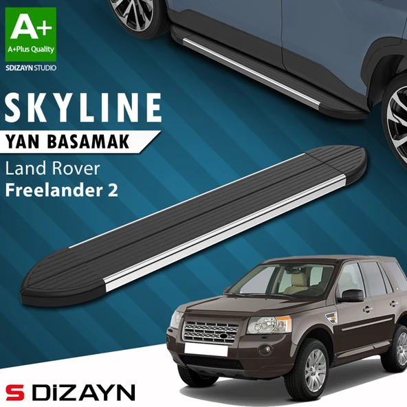 Land Rover Freelander 2 Skyline Krom Yan Basamak 173 Cm 2006-2014 A+ Kalite ürün görseli 1