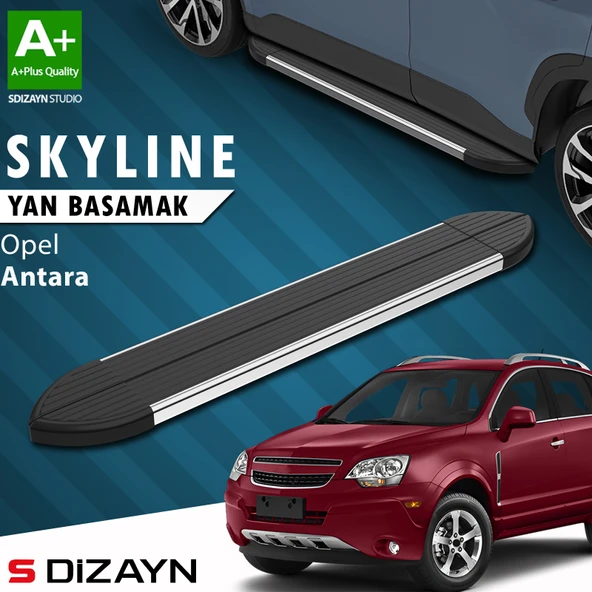 Opel Antara Skyline Krom Yan Basamak 183 Cm 2006-2015 A+ Kalite ürün görseli 1