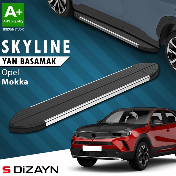 Opel Mokka 2 Skyline Krom Yan Basamak 173 Cm 2020 Üzeri A+ Kalite ürün görseli 1