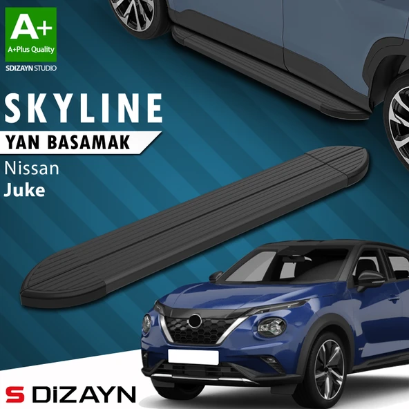 Nissan Juke 2 Skyline Siyah Yan Basamak 173 Cm 2019 Üzeri A+ Kalite ürün görseli 1