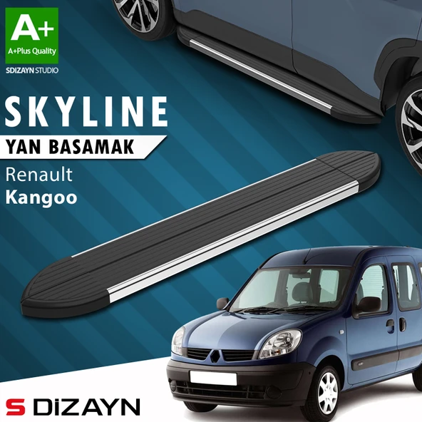 Renault Kangoo Skyline Krom Yan Basamak 183 Cm 1998-2007 A+ Kalite ürün görseli 1
