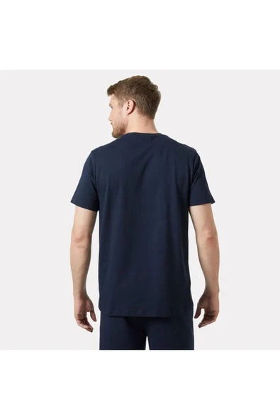 Helly Hansen Core T-Shırt  Erkek Lacivert - Resim 2