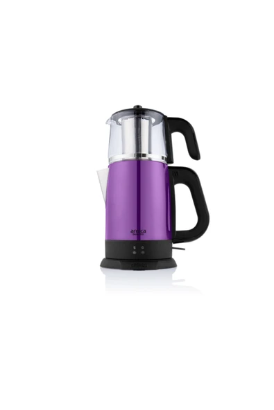 Demli Stil Mor Cam Çay Makinesi IH33202 ürün görseli 1