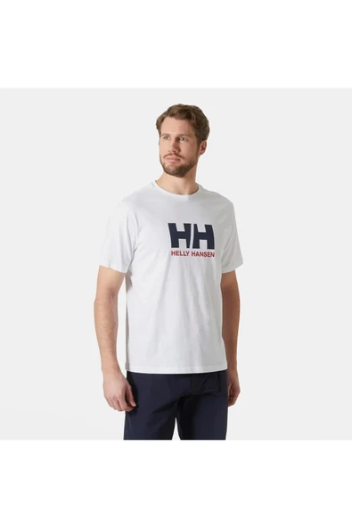 Helly Hansen Hh Logo T-Shırt  Erkek Beyaz ürün görseli 1