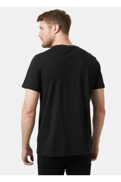 Helly Hansen Core T-Shırt  Erkek Siyah - Resim 2