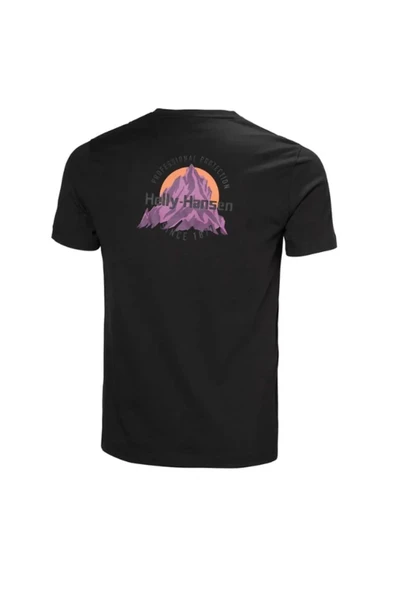 Helly Hansen Core Graphic T-Shırt 2.0 Erkek Siyah - Resim 2